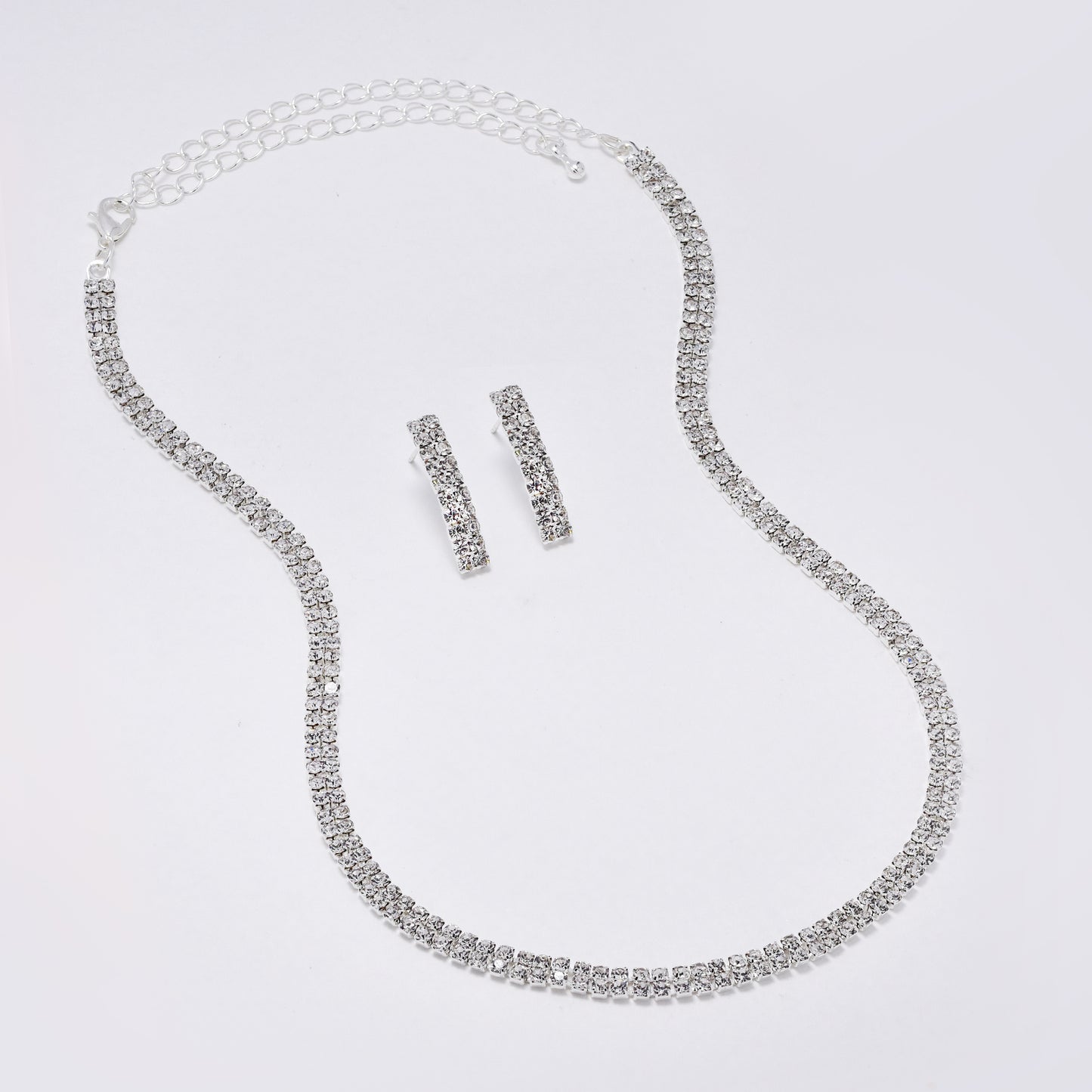 YST6360 - Fashion diamante necklace and earring set