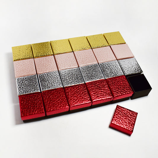 BOX18 - 24 Pack 5cm x 5cm jewellery gift box for ring, necklace, earring