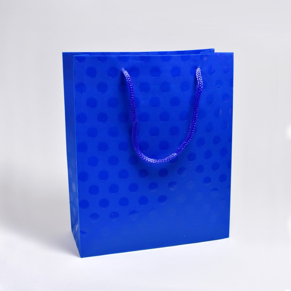 12 Pack Dotted 27 x 23cm gift bag - BAG5