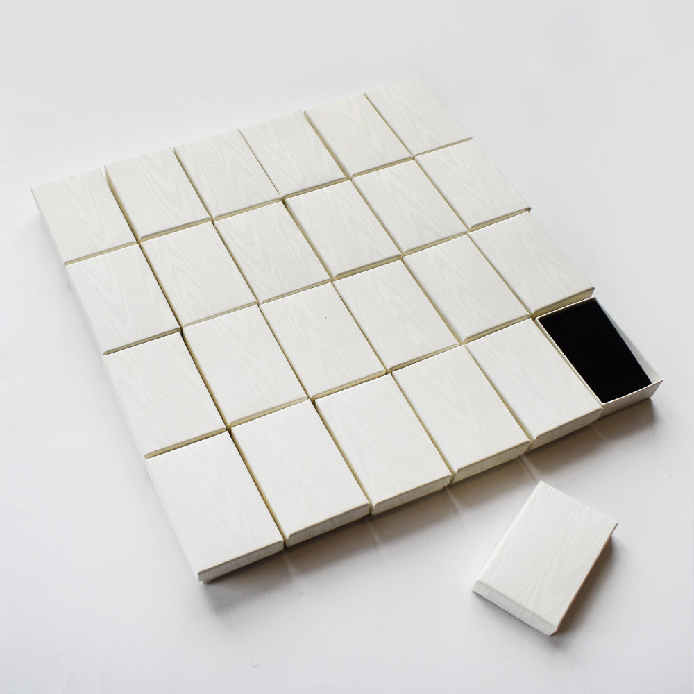 24 Pack 5cm x 8cm jewellery gift box for necklace, earring and ring set - BOX15