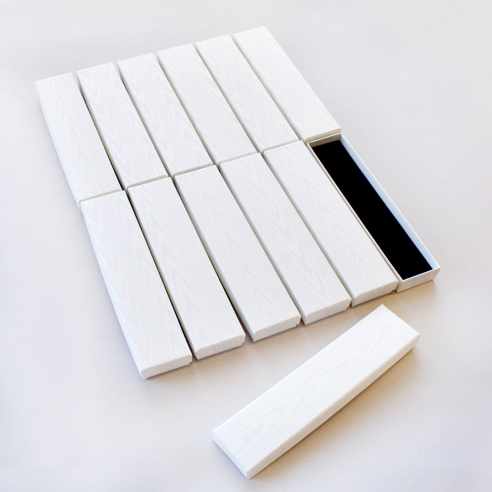 12 Pack 5cm x 25cm gift box for bracelet or necklace - BOX17