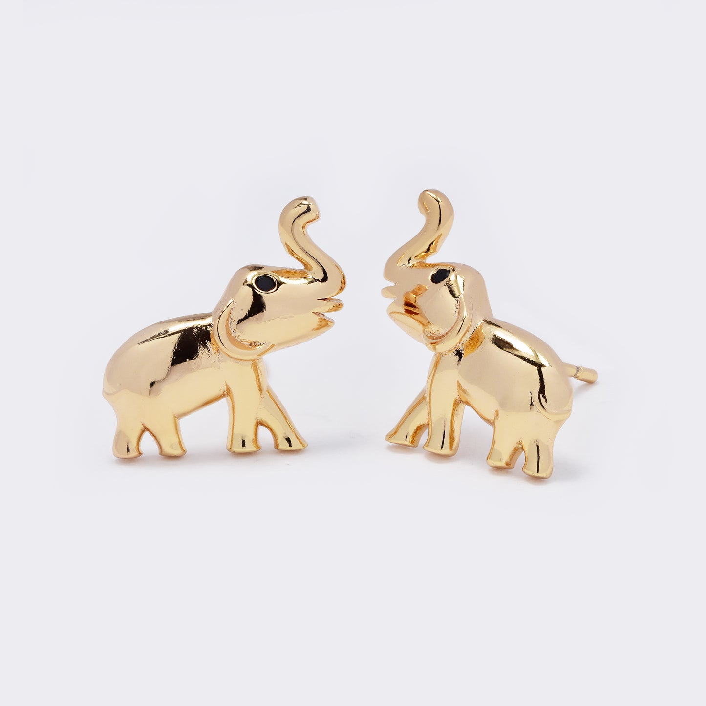 Premium gold plated elephant studs - PYE5676