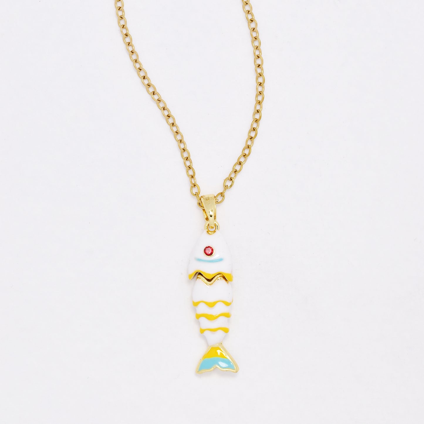 CZYN6469 - Premium 40cm + 5cm fish necklace