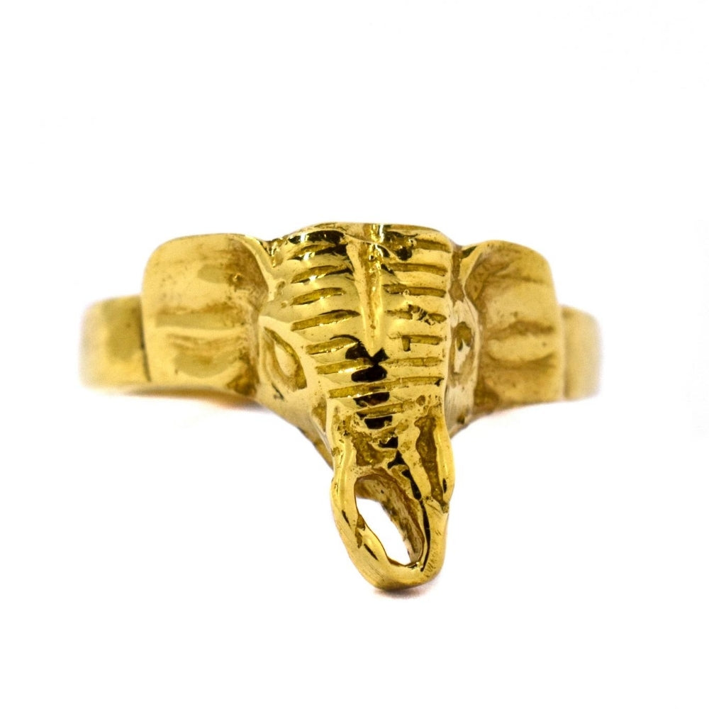 Brass Elephant ring - IFR526