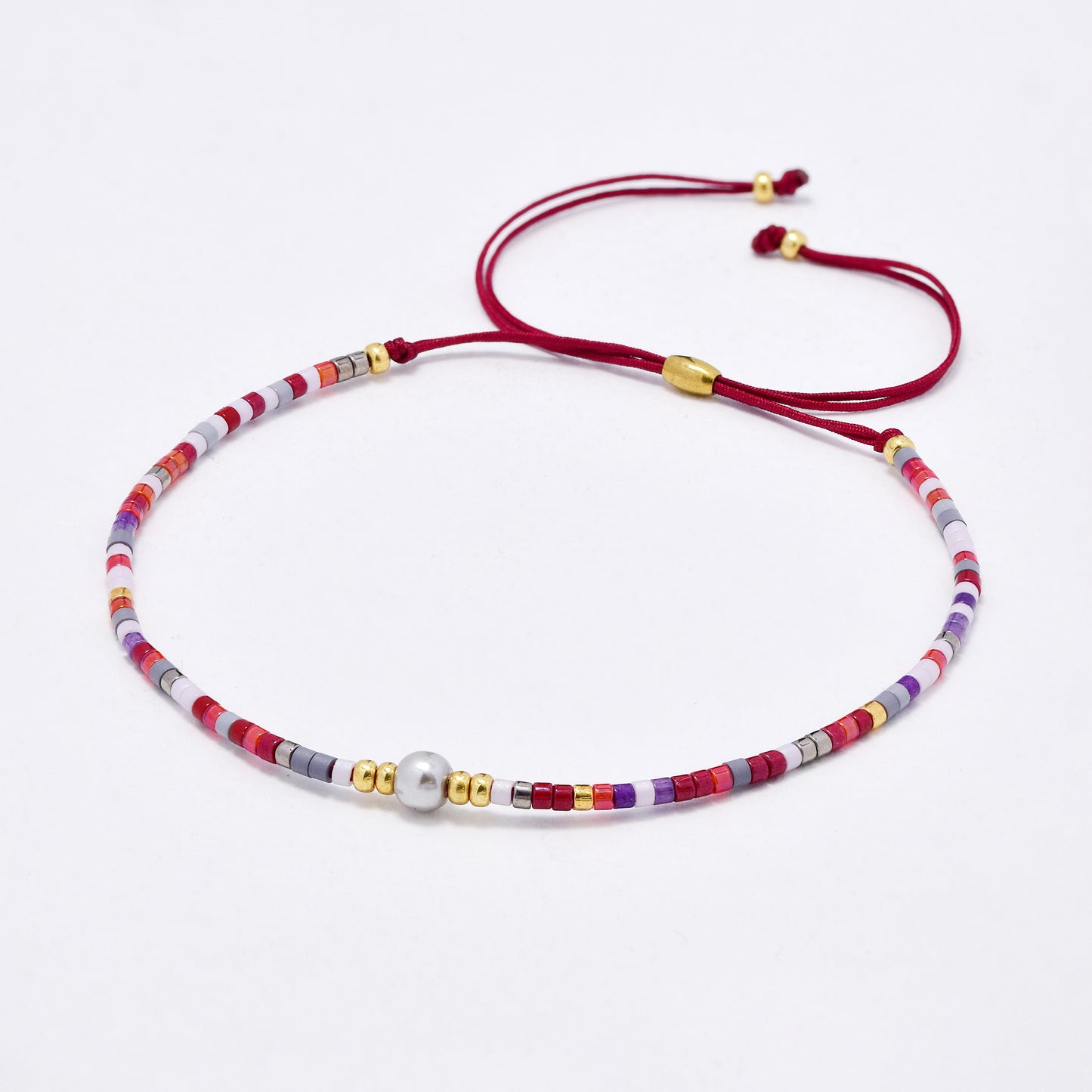 MFB3176 - Fashion adjustable beaded bracelet