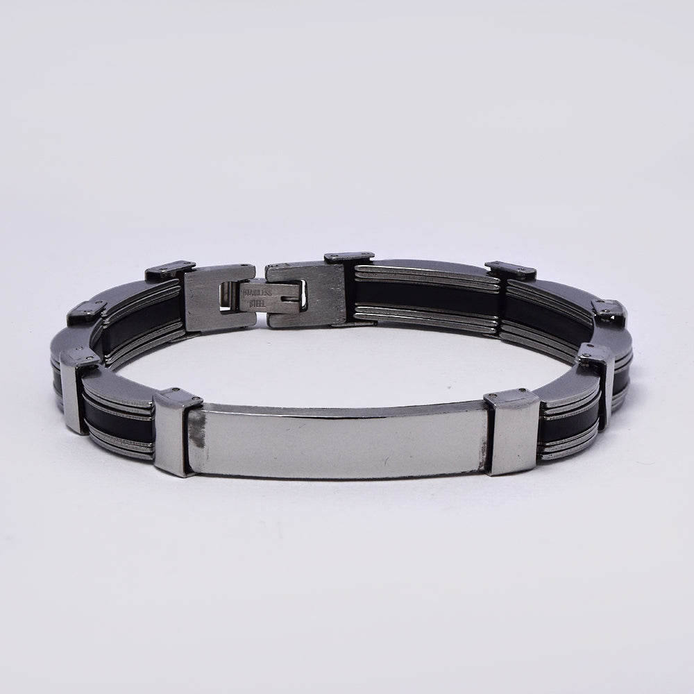 Stainless steel two tone bracelet - NCSSB046