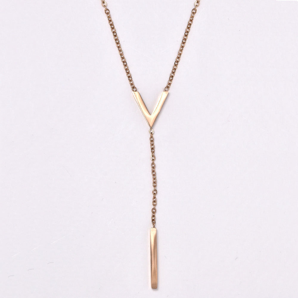 Stainless steel Y chain with - NCSSN015