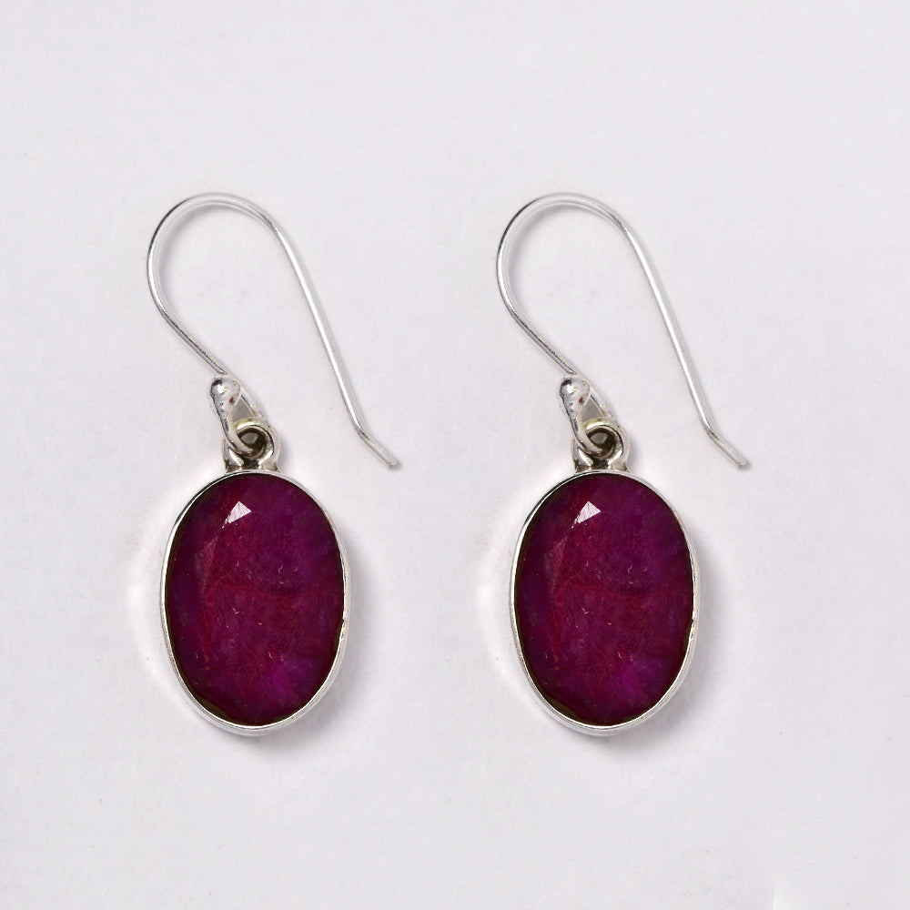 925 Silver gemstone 5g drops earring - S925GEM-5-D