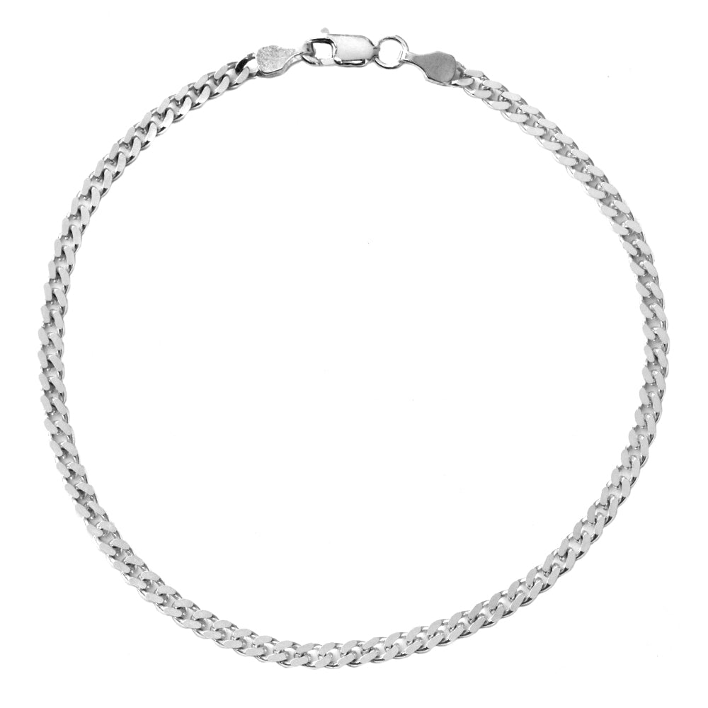 925 Silver curb bracelet