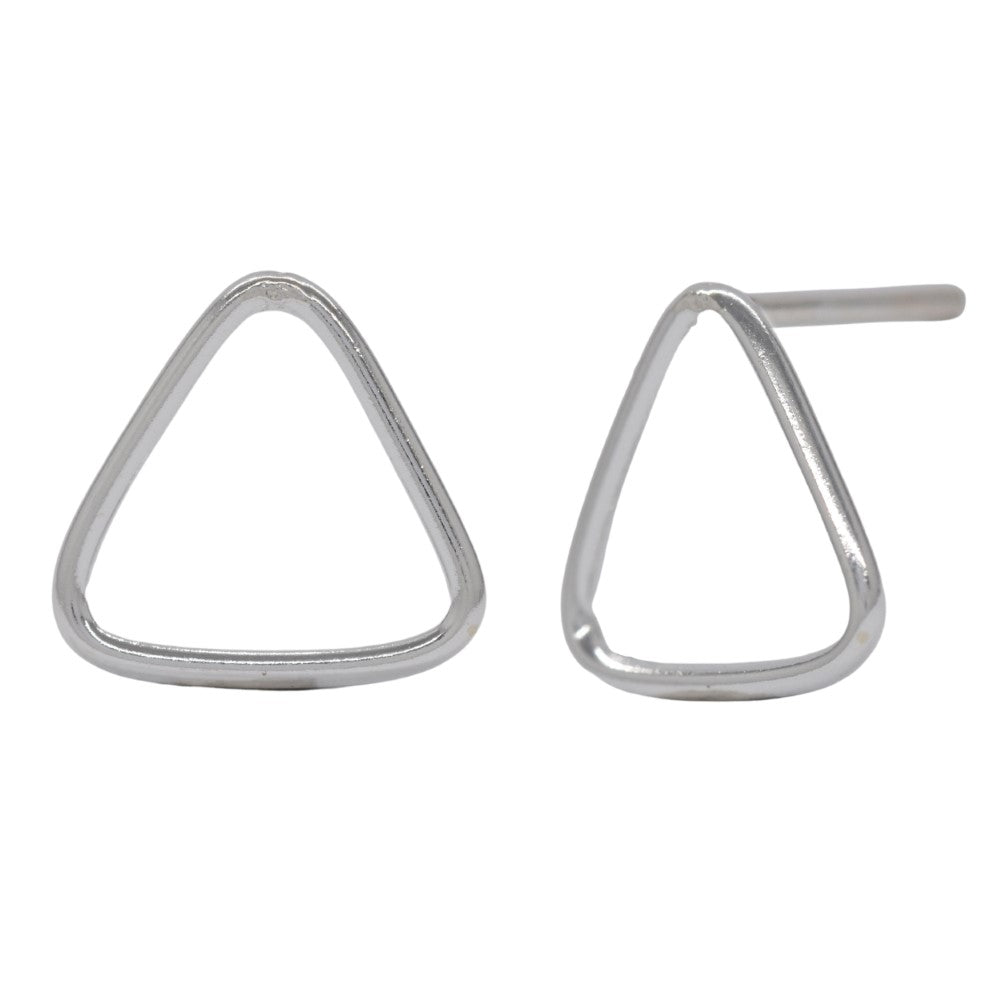 925 Silver triangle stud earring - SBE002