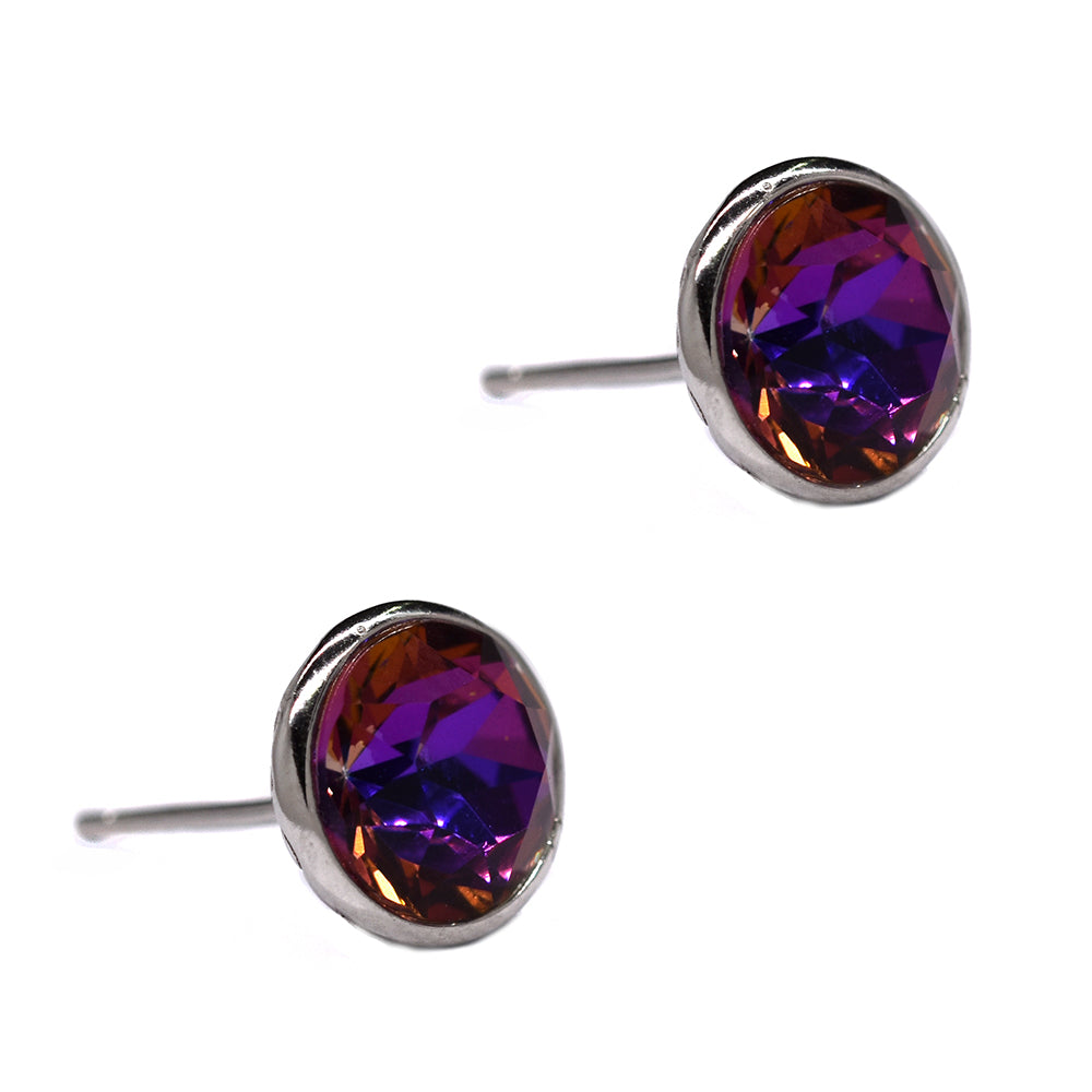 925 Silver 10mm stone stud earring - SME2513