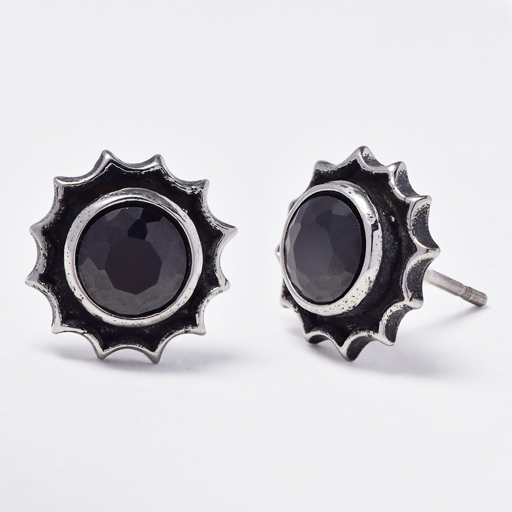 Stainless steel cubic zirconia stud earring - SSE1211