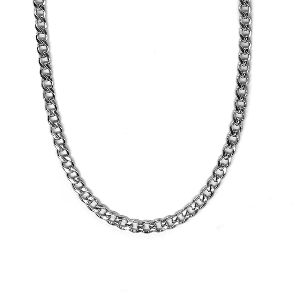 Stainless steel 5mm x 50cm curb chain - SSGN7442
