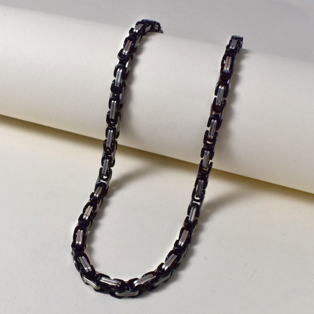 Stainless steel 5mm x 60cm bicycle chain-link chain - SSGN9486
