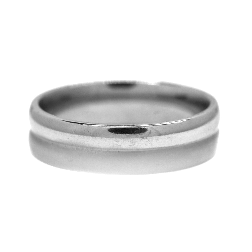 Stainless steel matte and plain ring - SSGR7356