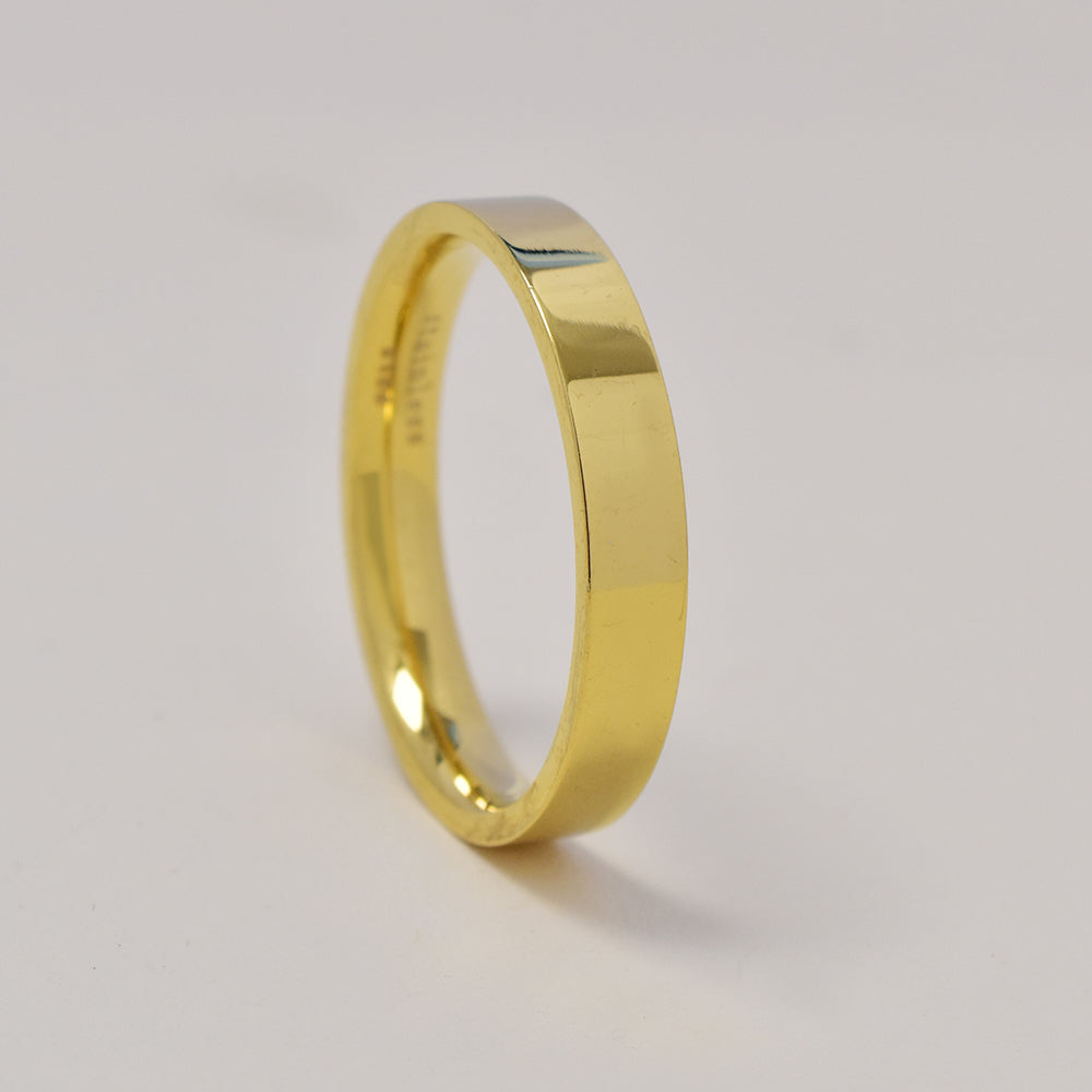 Stainless steel matt band ring Size V - SSGR9459