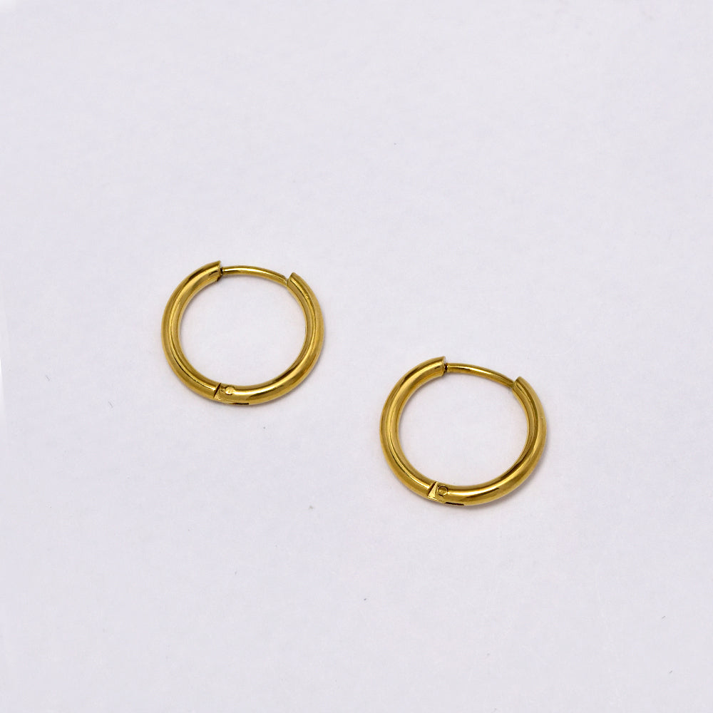 Stainless steel 1.6mm hoop earring - SSHOOP-G-1.6MM