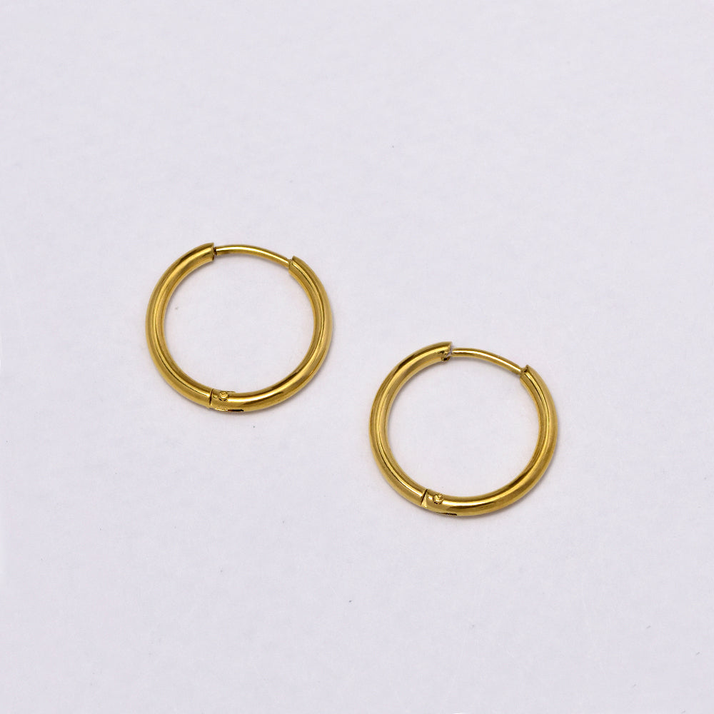 Stainless steel 1.6mm hoop earring - SSHOOP-G-1.6MM