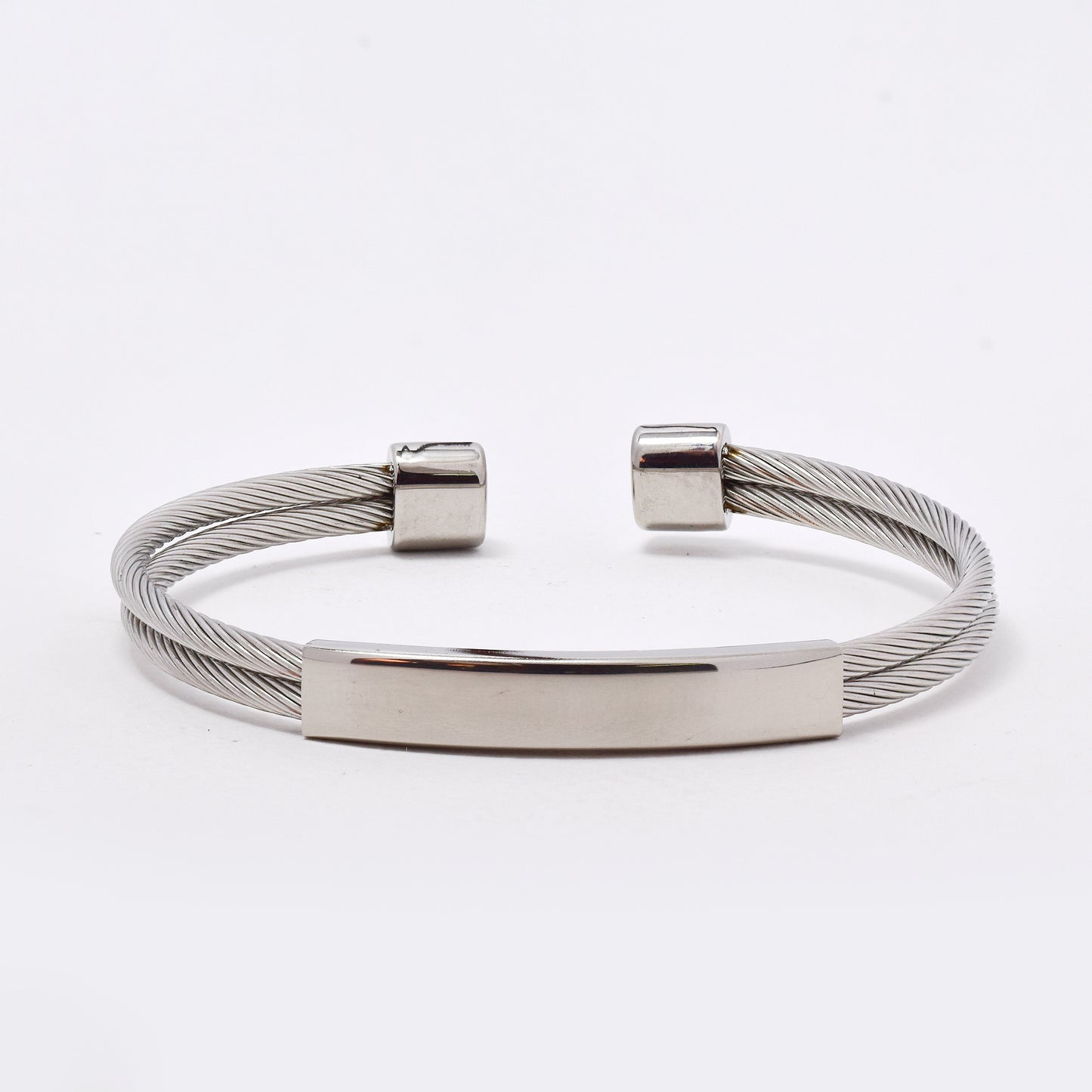 SSMB2962 - Steel mesh cuff bangle