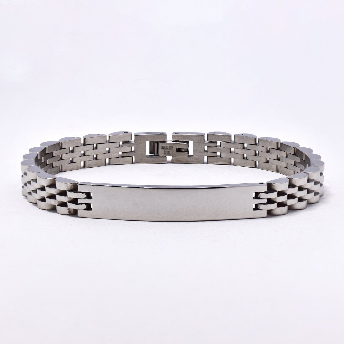 SSMB3004 - Steel 22.5cm x 8mm ID bracelet