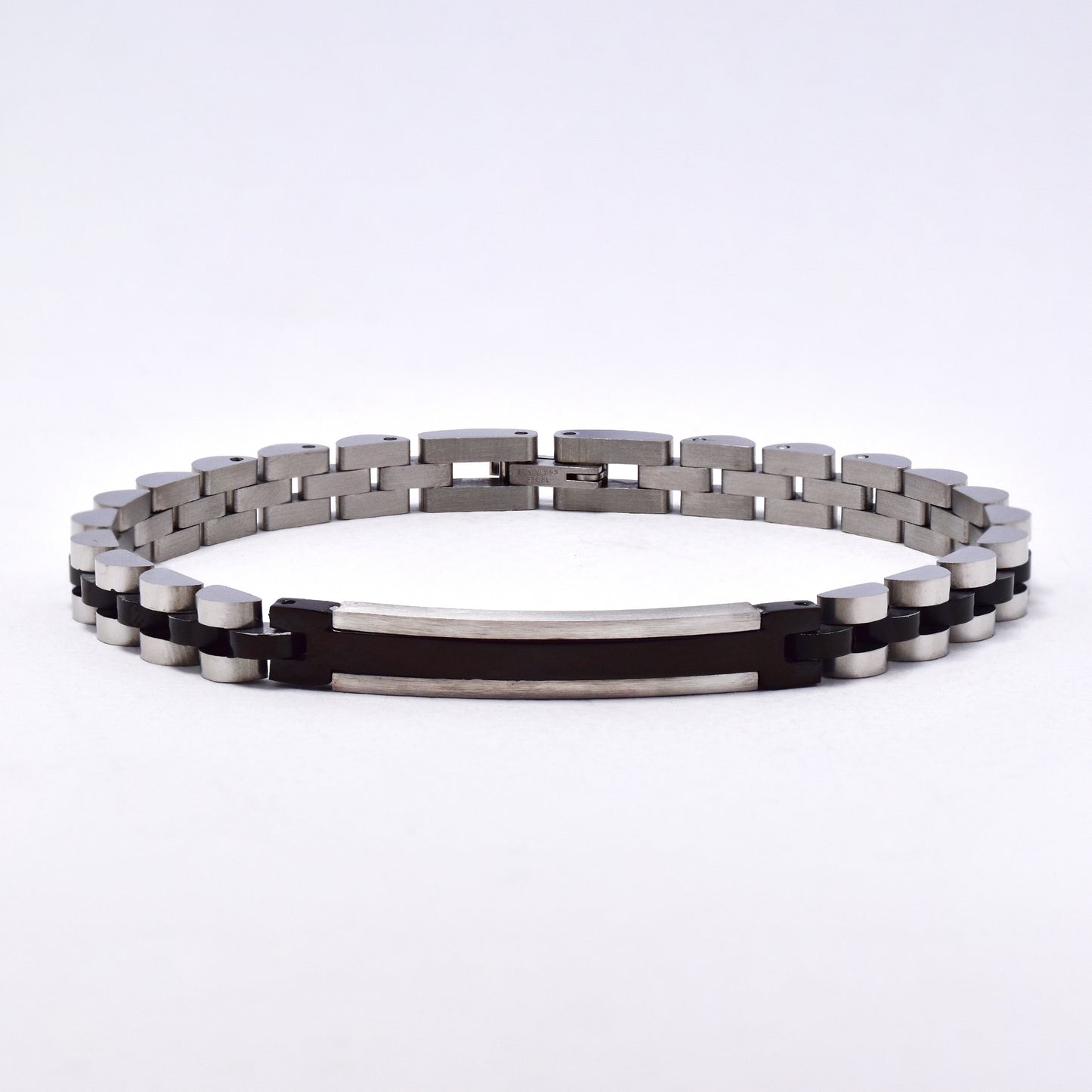 SSMB3012 - Steel 21cm x 6mm ID bracelet