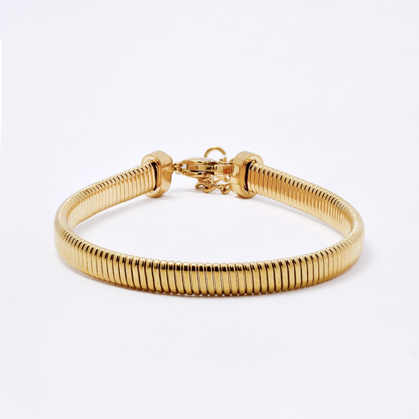 SSMB3276 - Steel 17cm + 3cm x 5mm flexi bracelet