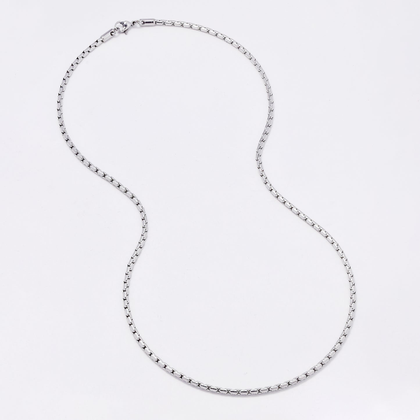 SSMC3357 - Steel 55cm x 2.5mm elongated box chain