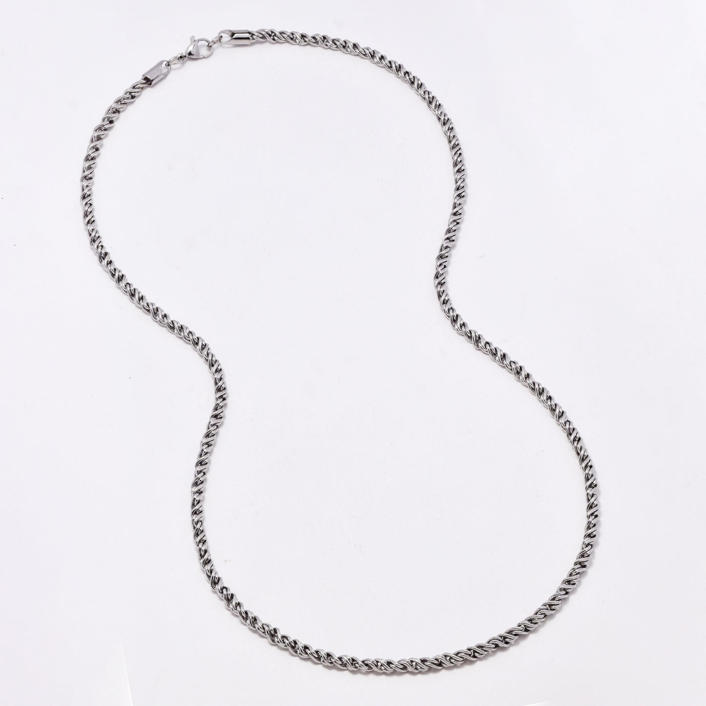 SSMC3408 - Steel 60cm x 4mm twisted link chain