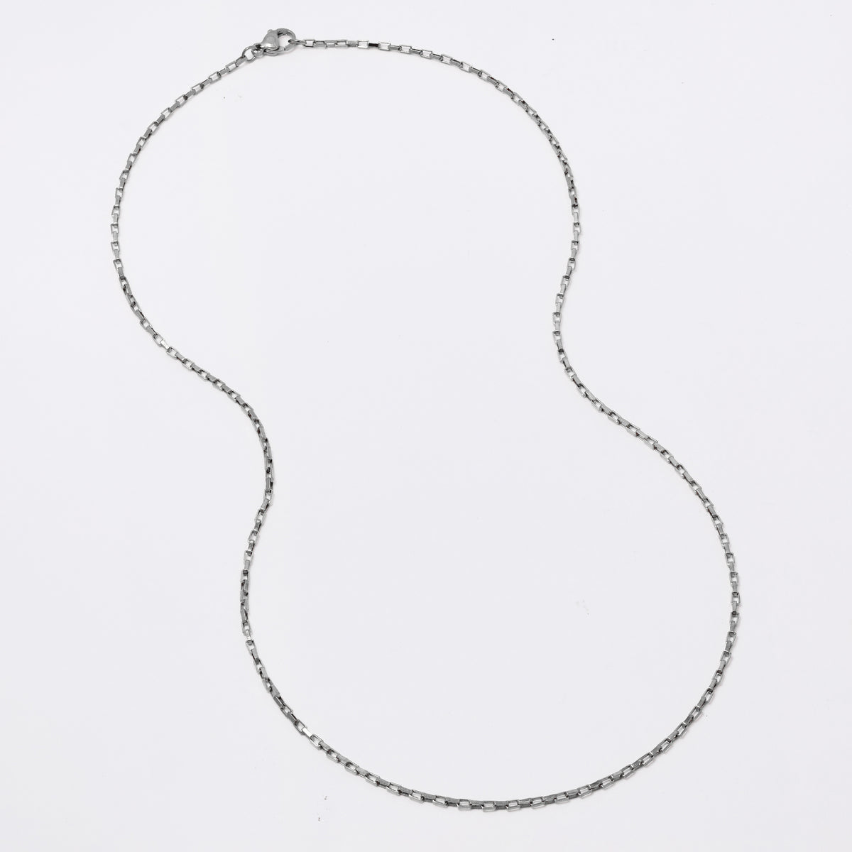 2 Pack Stainless steel box 1.5mm x 50cm chain