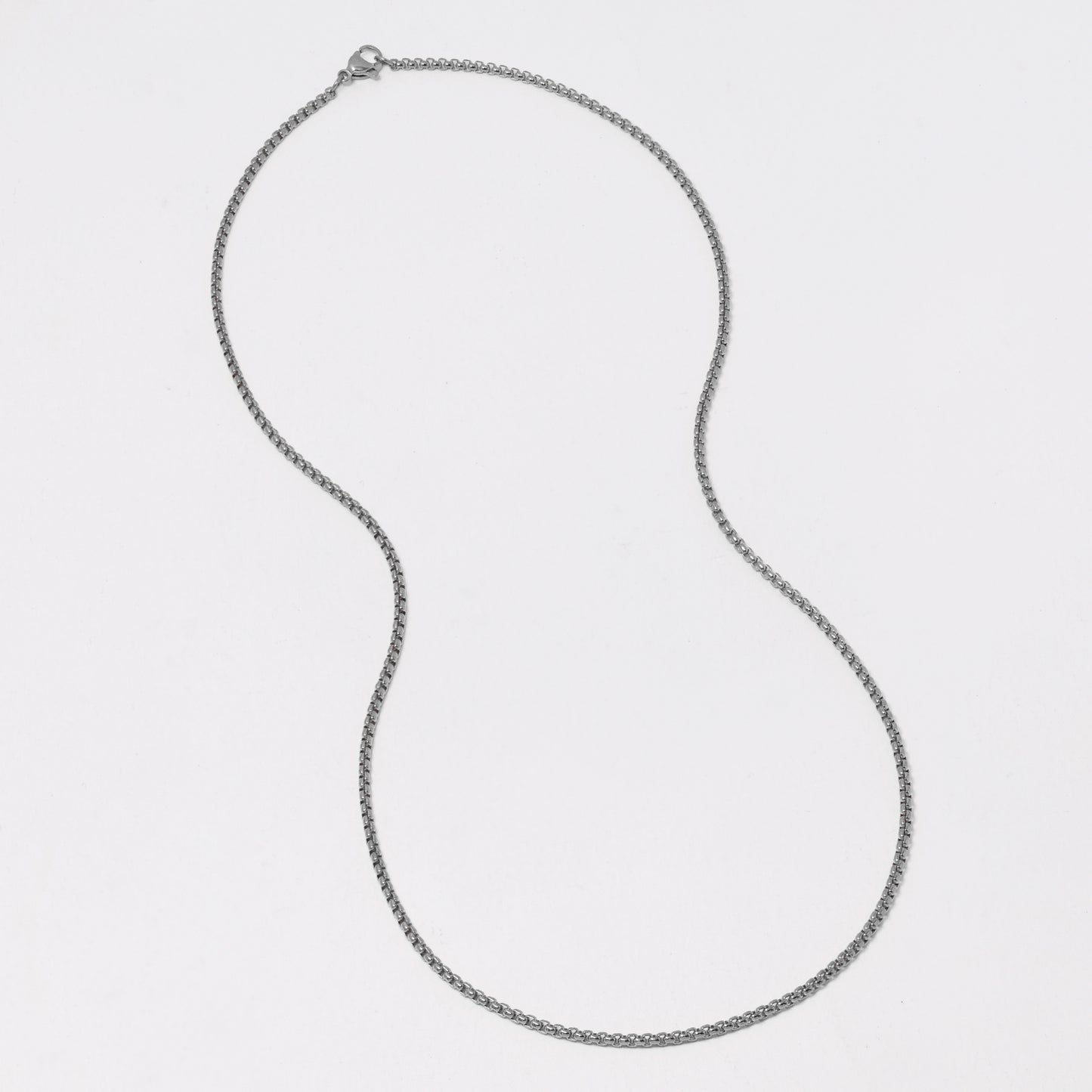 2 Pack stainless steel Rolo 2mm x 50cm chain - SSMN2814