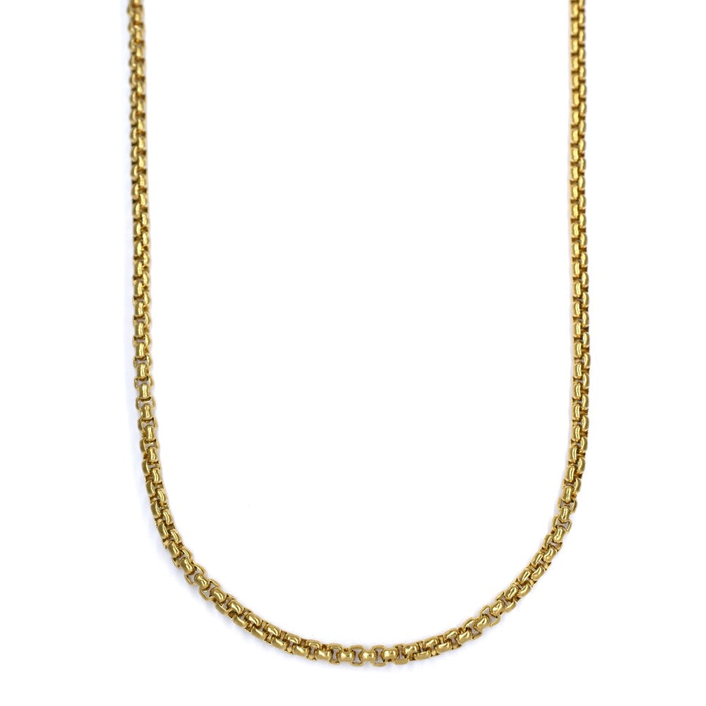 2 Pack stainless steel Rolo 2mm x 60cm chain - SSMN2850