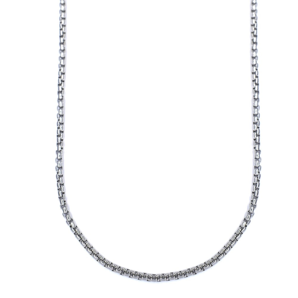 2 Pack stainless steel Rolo 2mm x 60cm chain - SSMN2850