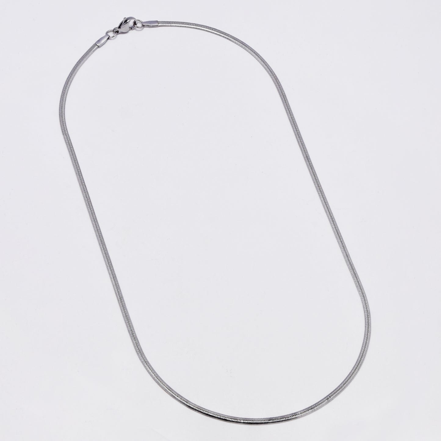SSMN3393 - Steel 2-Pack 45cm x 2mm herringbone chain necklace