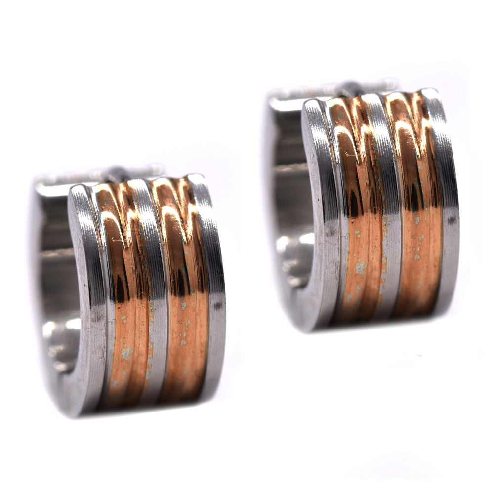 Stainless steel broad tube huggie - SSVE9852