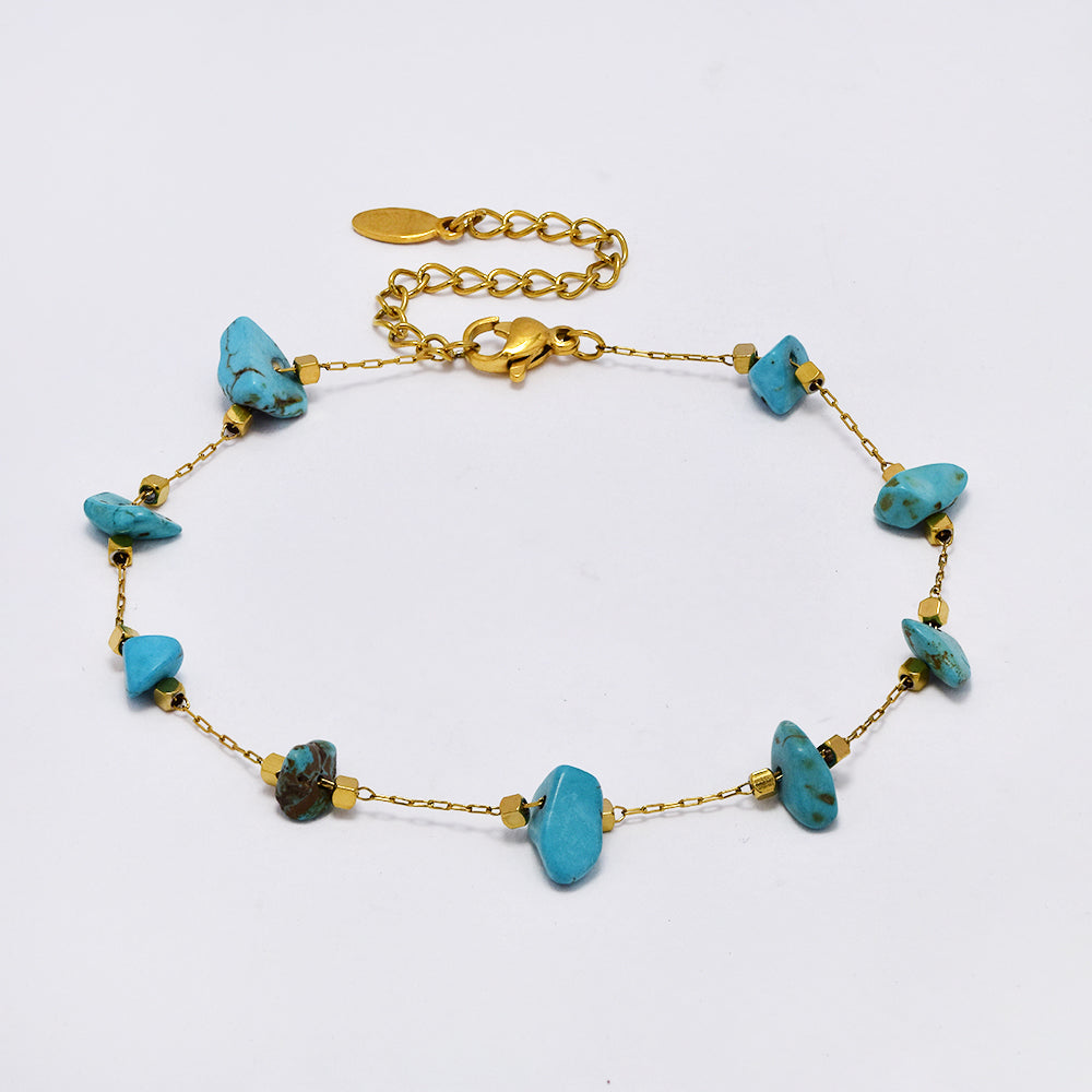 Stainless steel chip anklet - SSYA5180