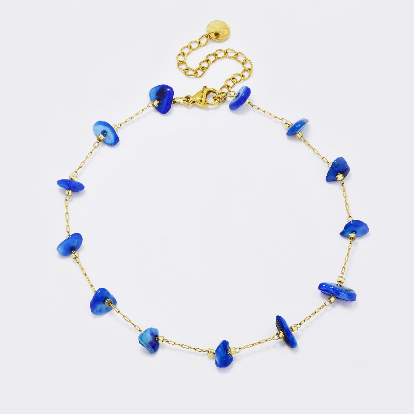 Stainless steel shell anklet - SSYA5589