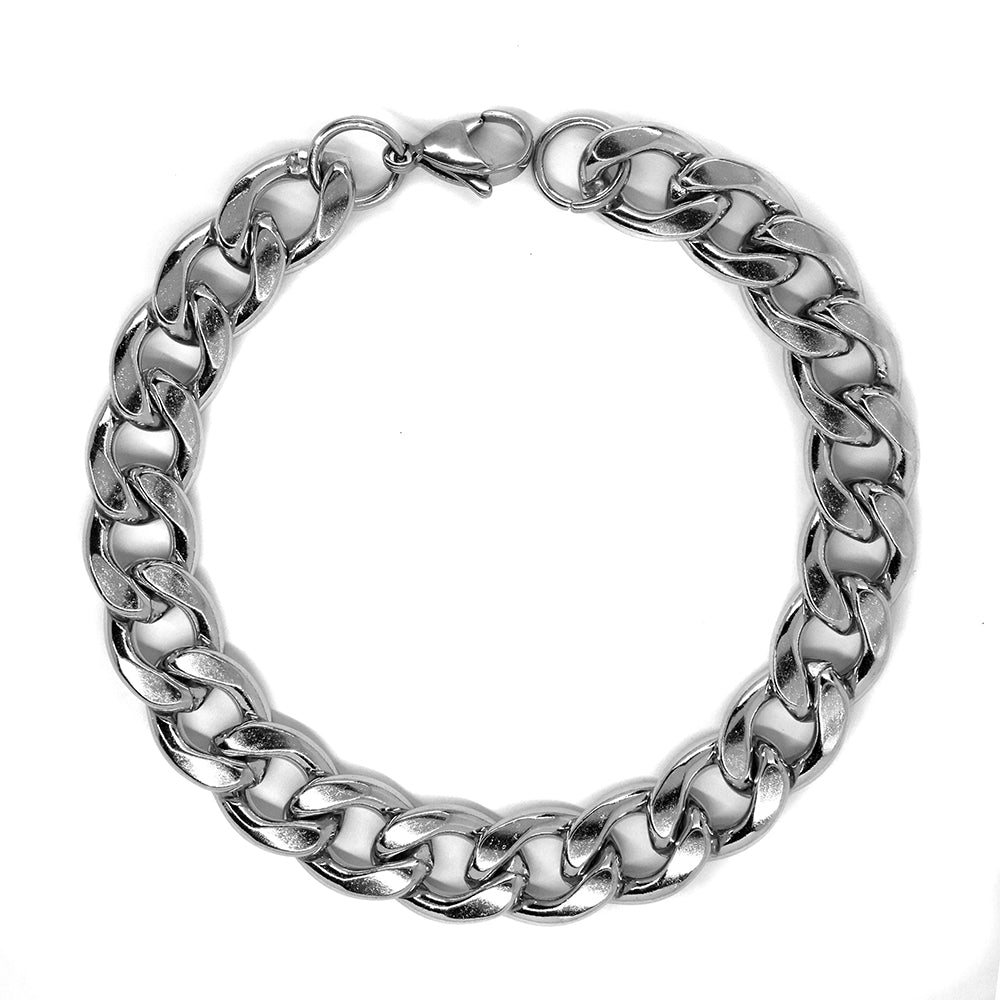 Stainless steel curb 22cm x 11mm bracelet - SSYB2136