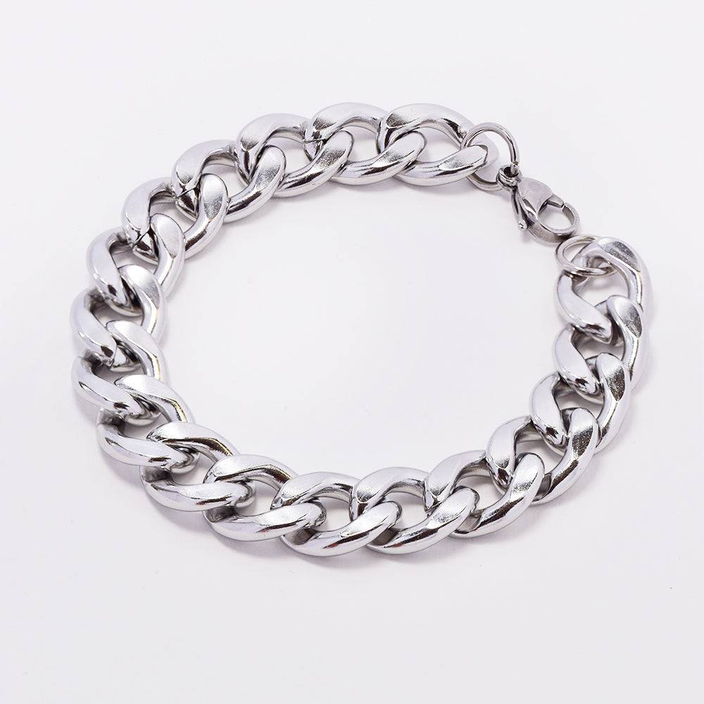 Stainless steel chunky curb 21cm x 13.5mm chain - SSYB4895
