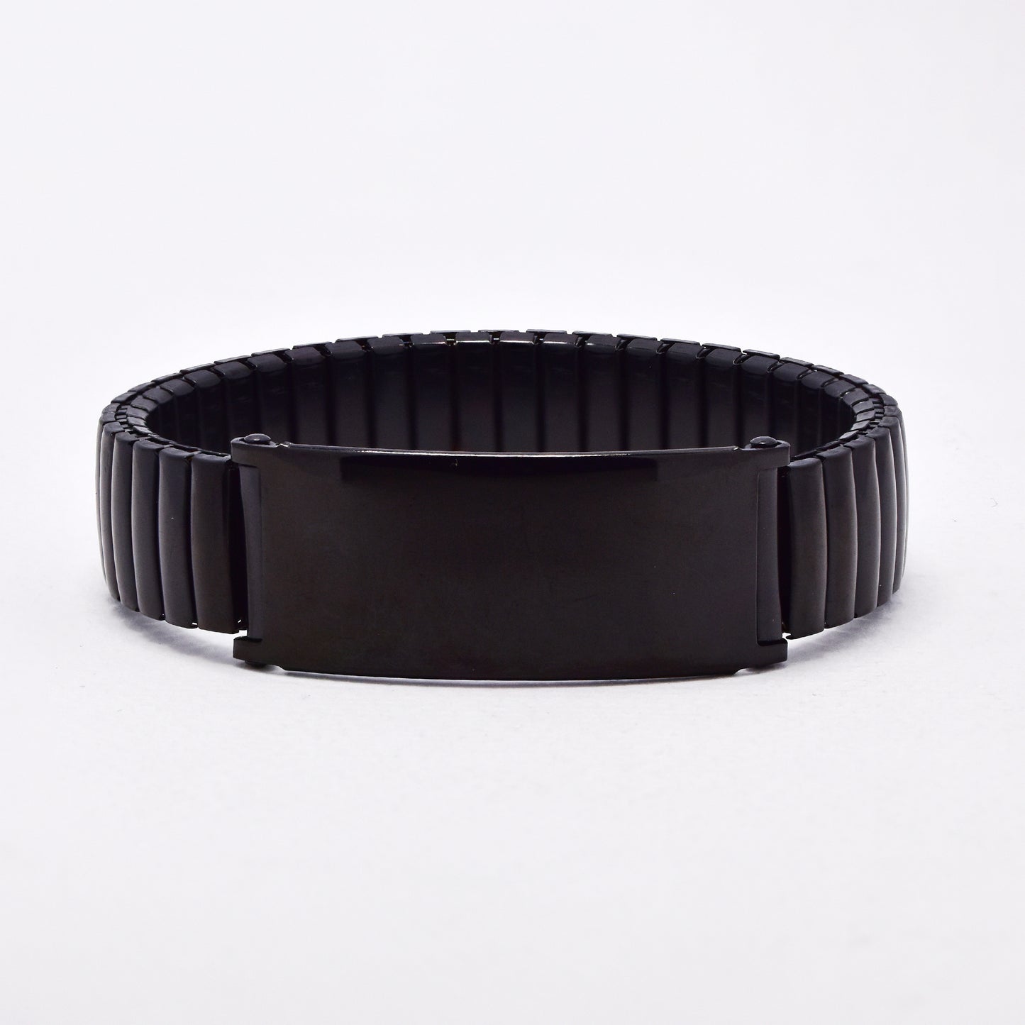 SSYB6566 - St Steel 14mm wide flexi ID bracelet