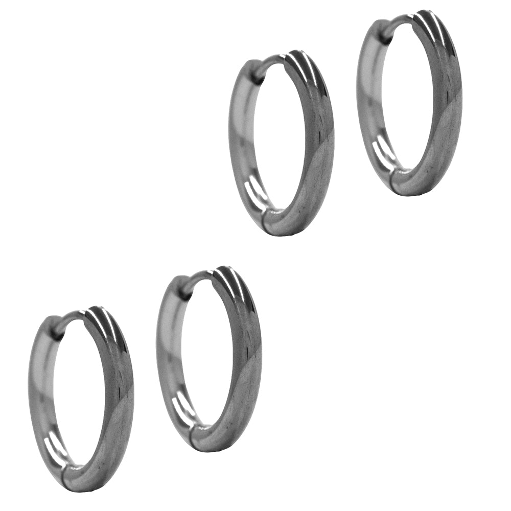 2 Pair Stainless steel 19mm sleepers - SSYE1223