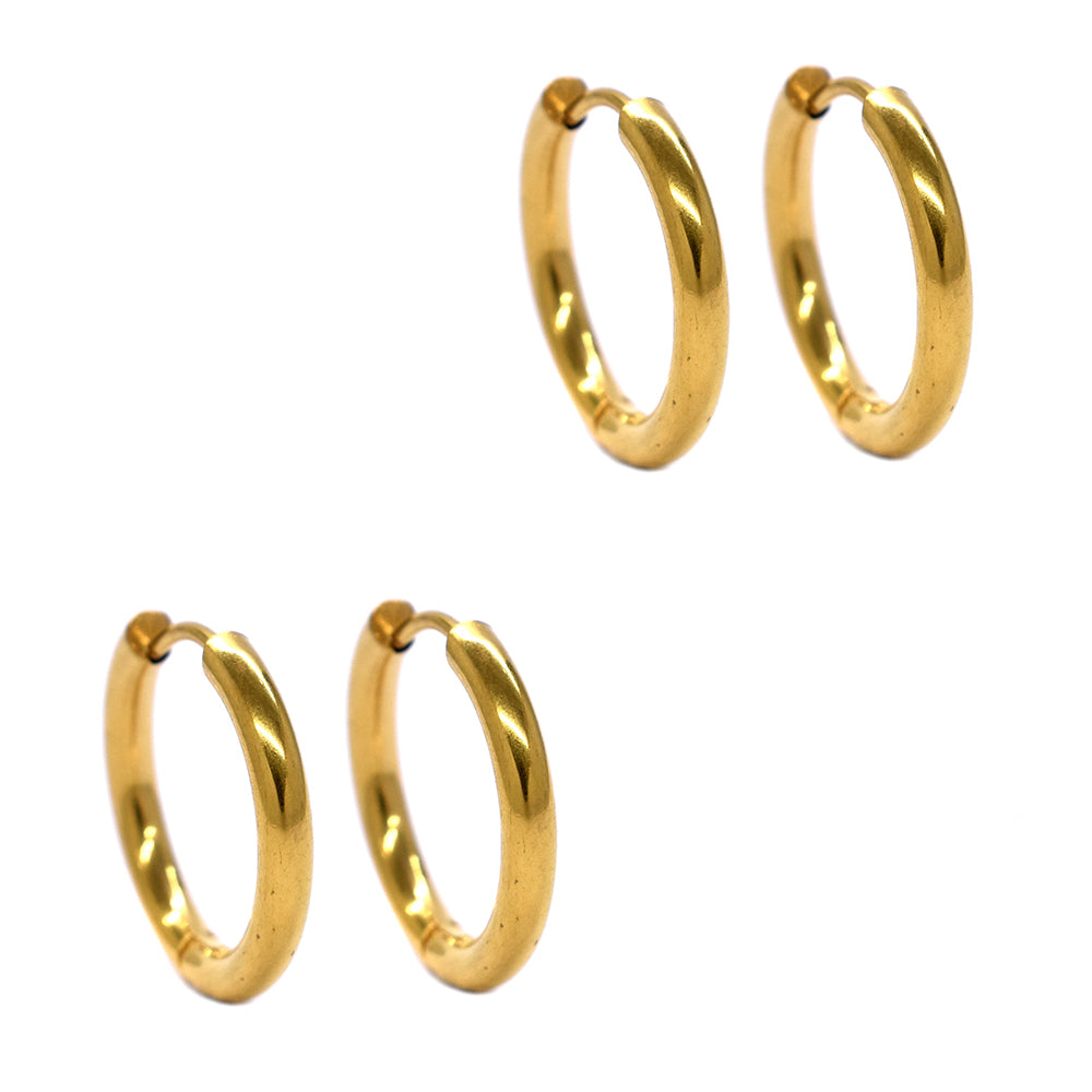 2 Pair Stainless steel 19mm sleepers