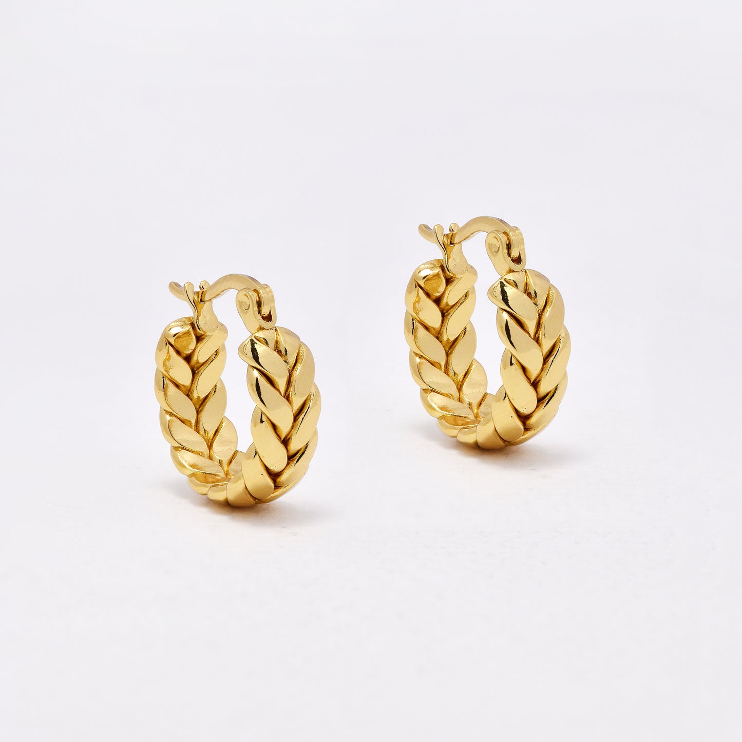 SSYE6525 - St Steel 18mm x 6mm wheat hoops