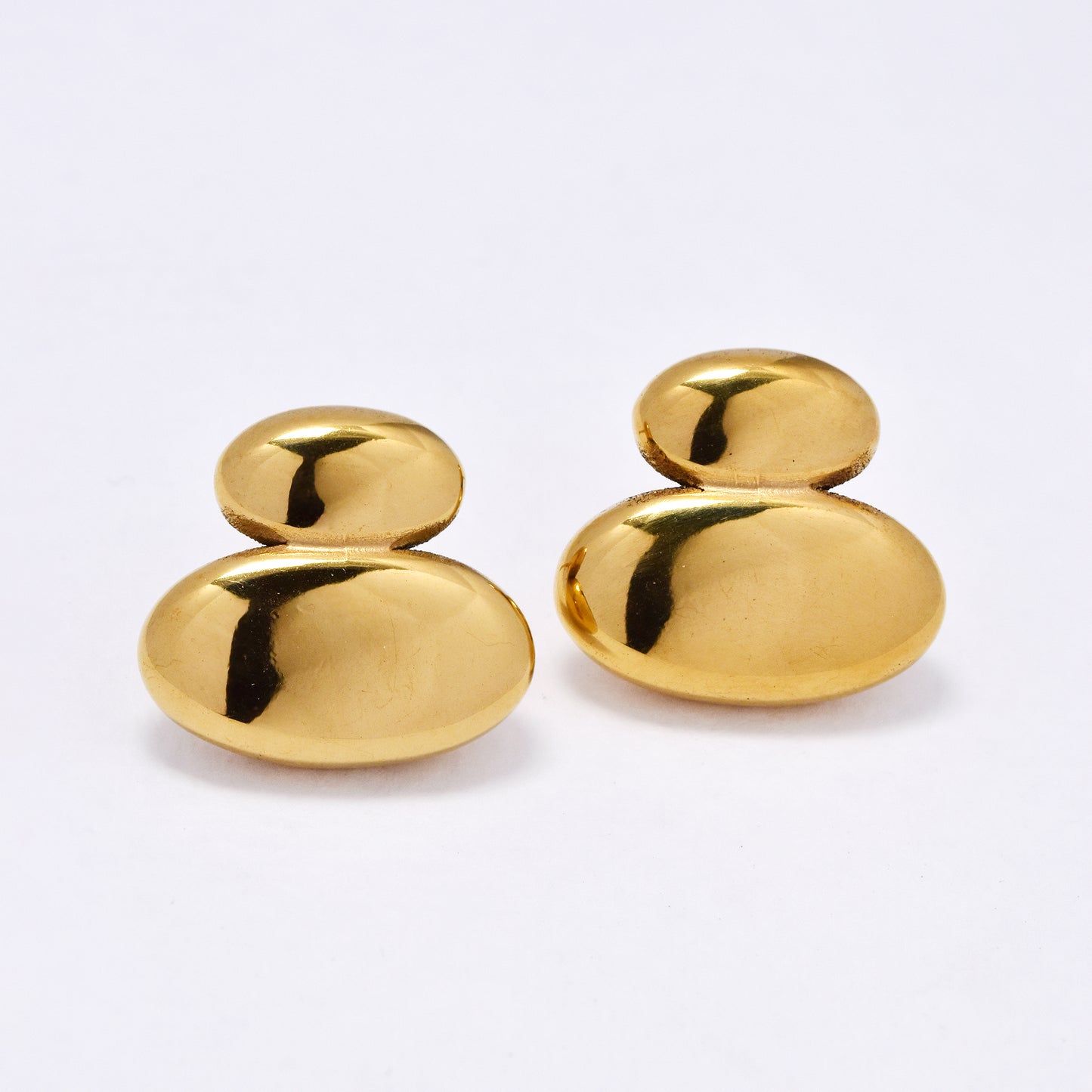 SSYE6794 - Steel geometrical stud earring