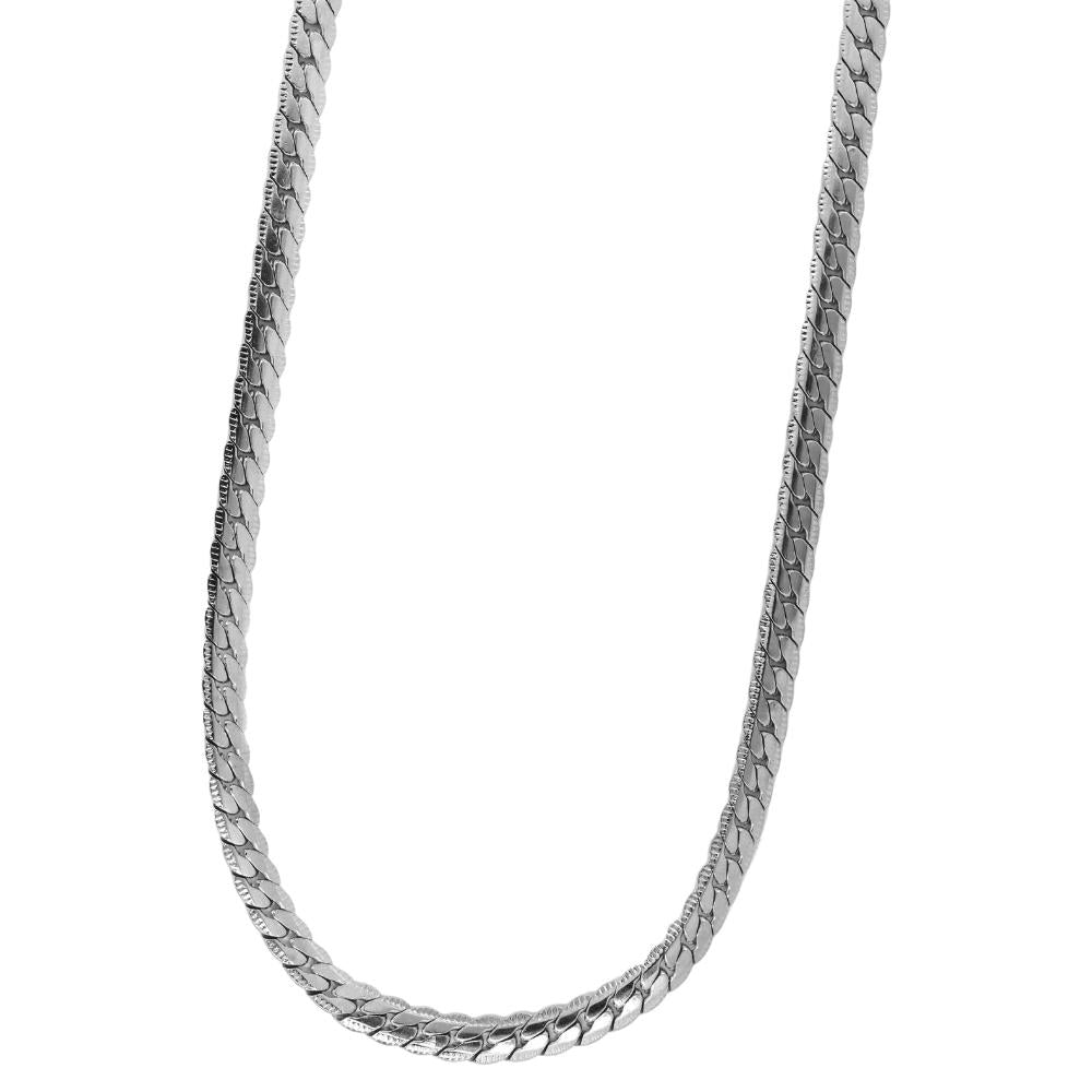 Stainless steel decorative close curb 5mm x 55cm chain - SSYN3717