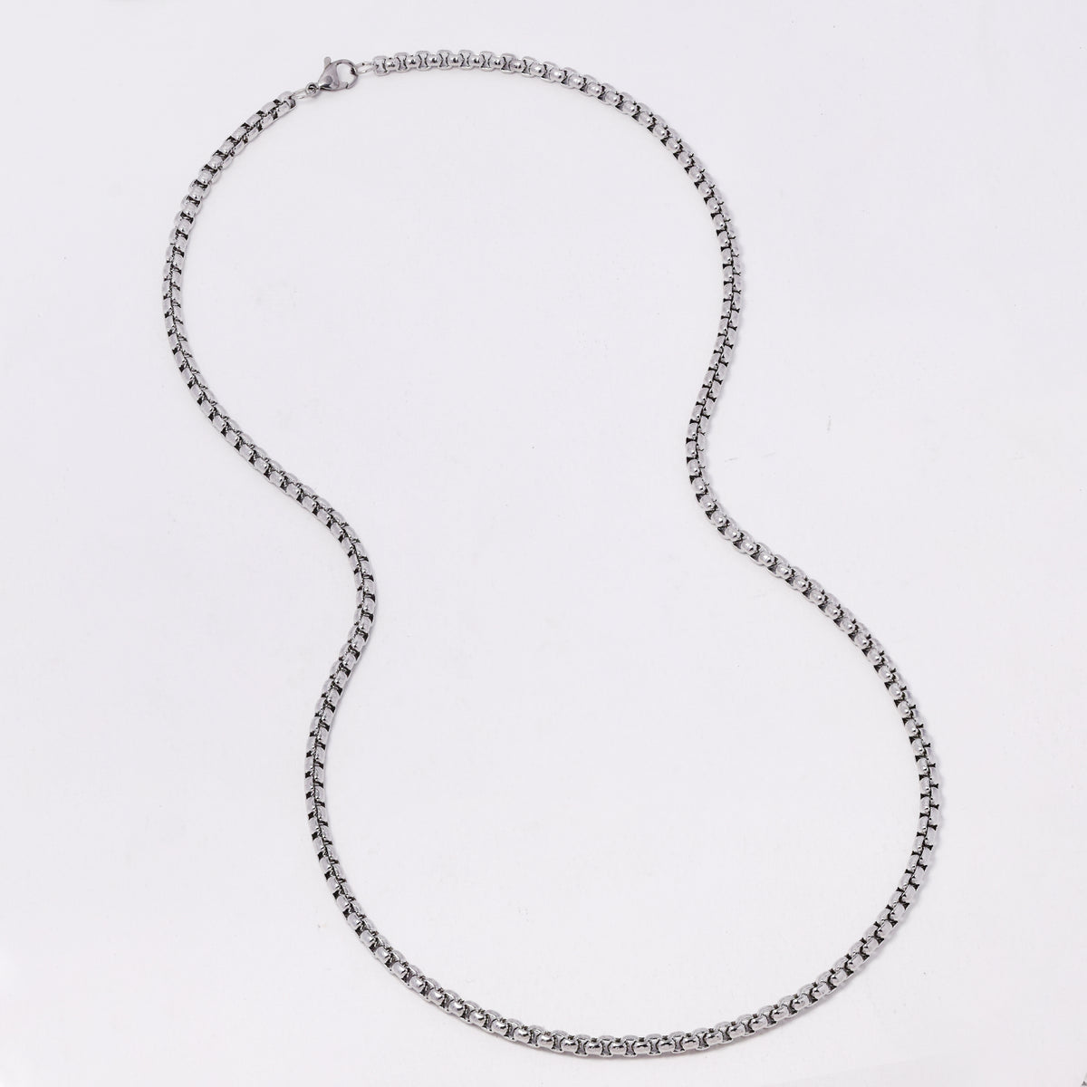 2 Pack Stainless steel Rolo 4mm x 60cm chain - SSYN3720
