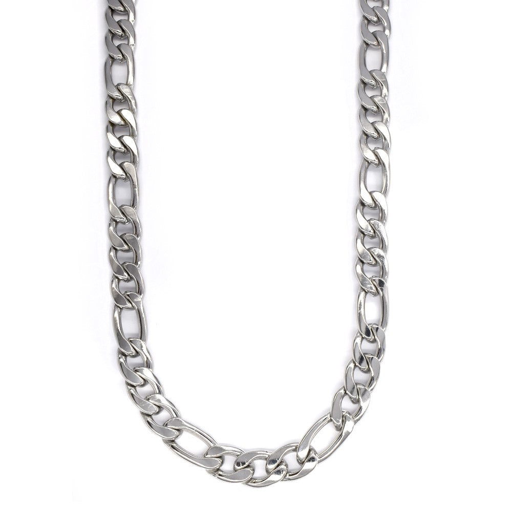 Buy 1 get 1 FREE - Stainless steel 10mm x 55cm figaro chain - SSYN4130