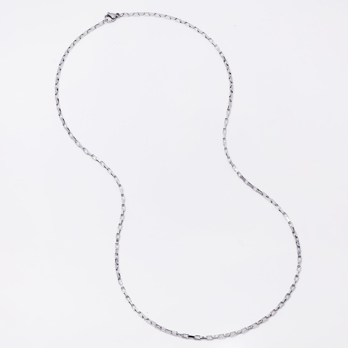 2 Pack Stainless steel 2mm x 55cm open box chain - SSYN4954