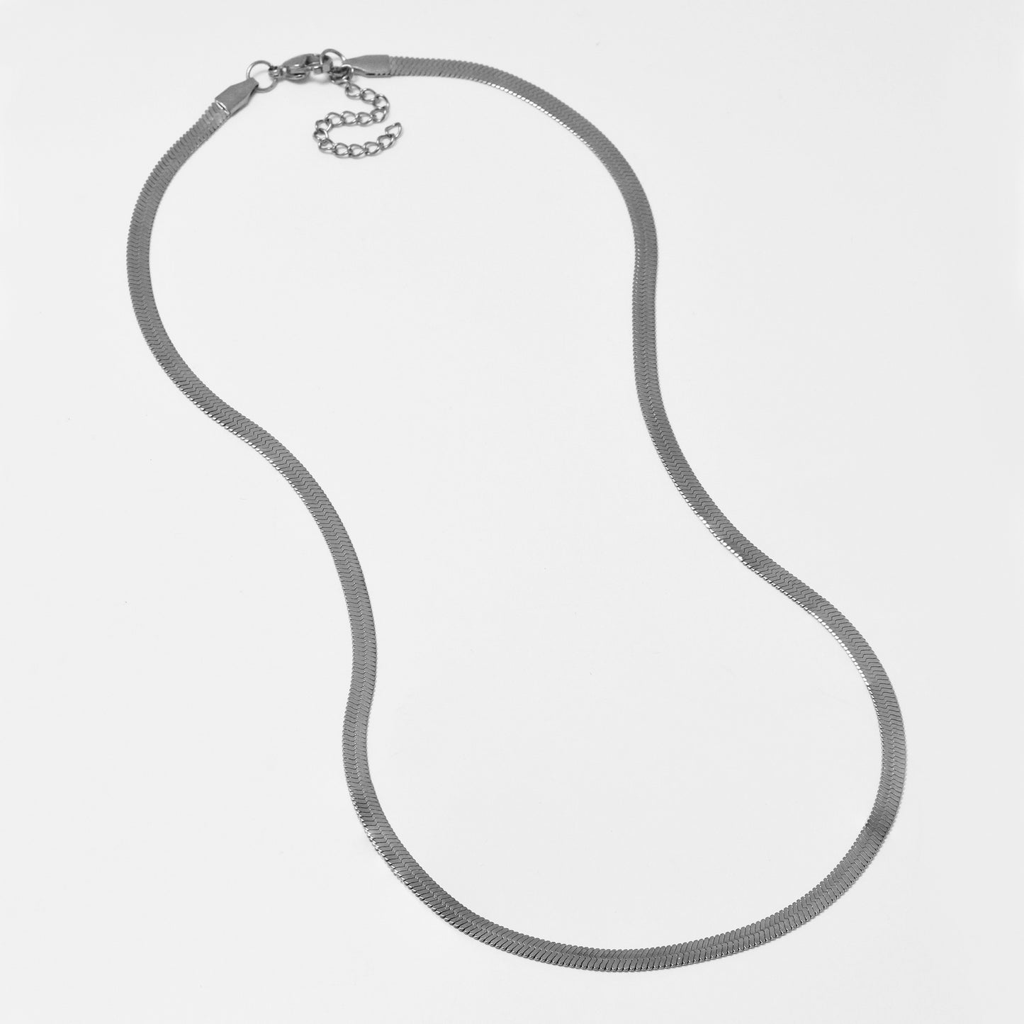 Stainless steel 4mm x 50cm herringbone chain - SSYN5014B