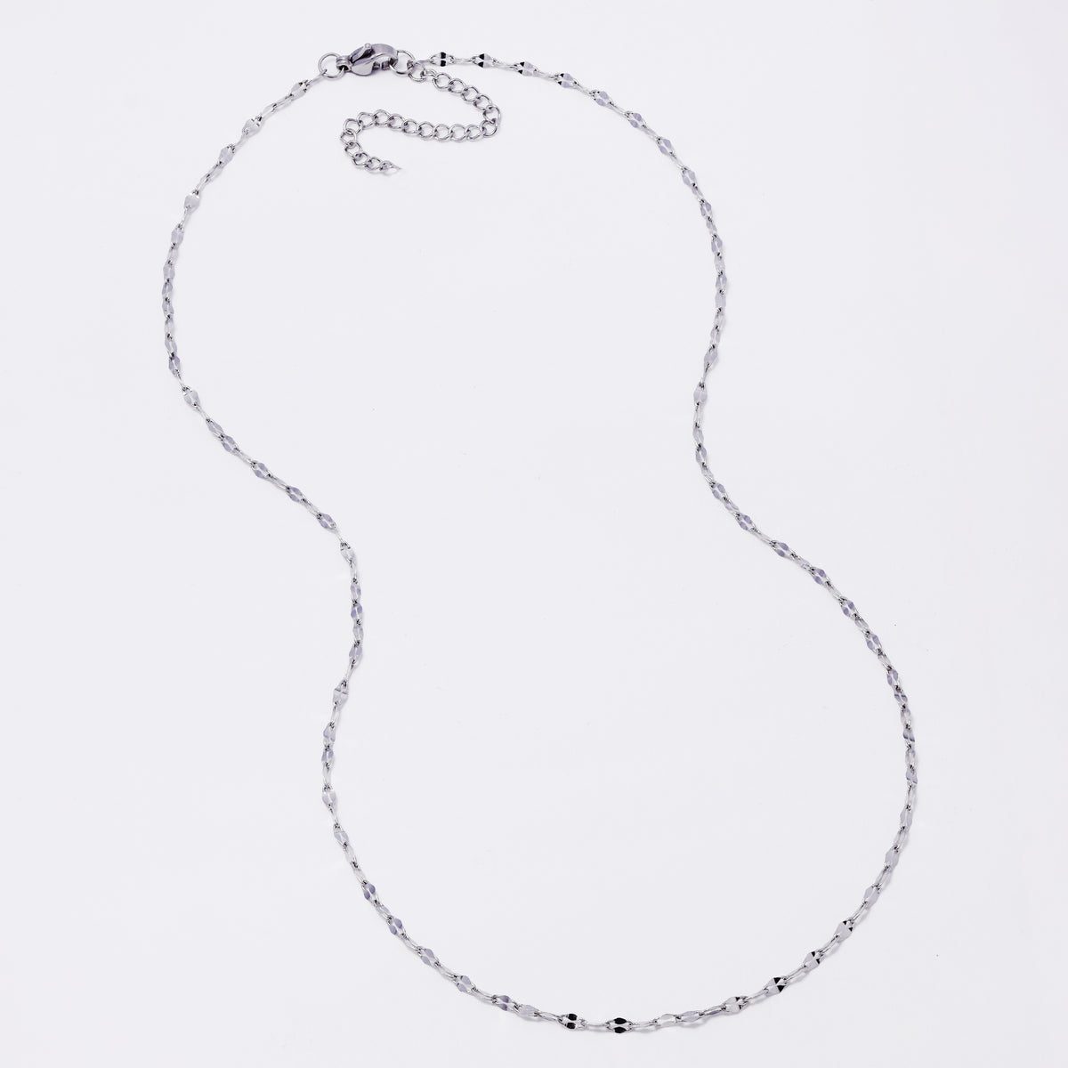 3 Pack Stainless steel 2mm x 45+5cm sequin chain - SSYN5041