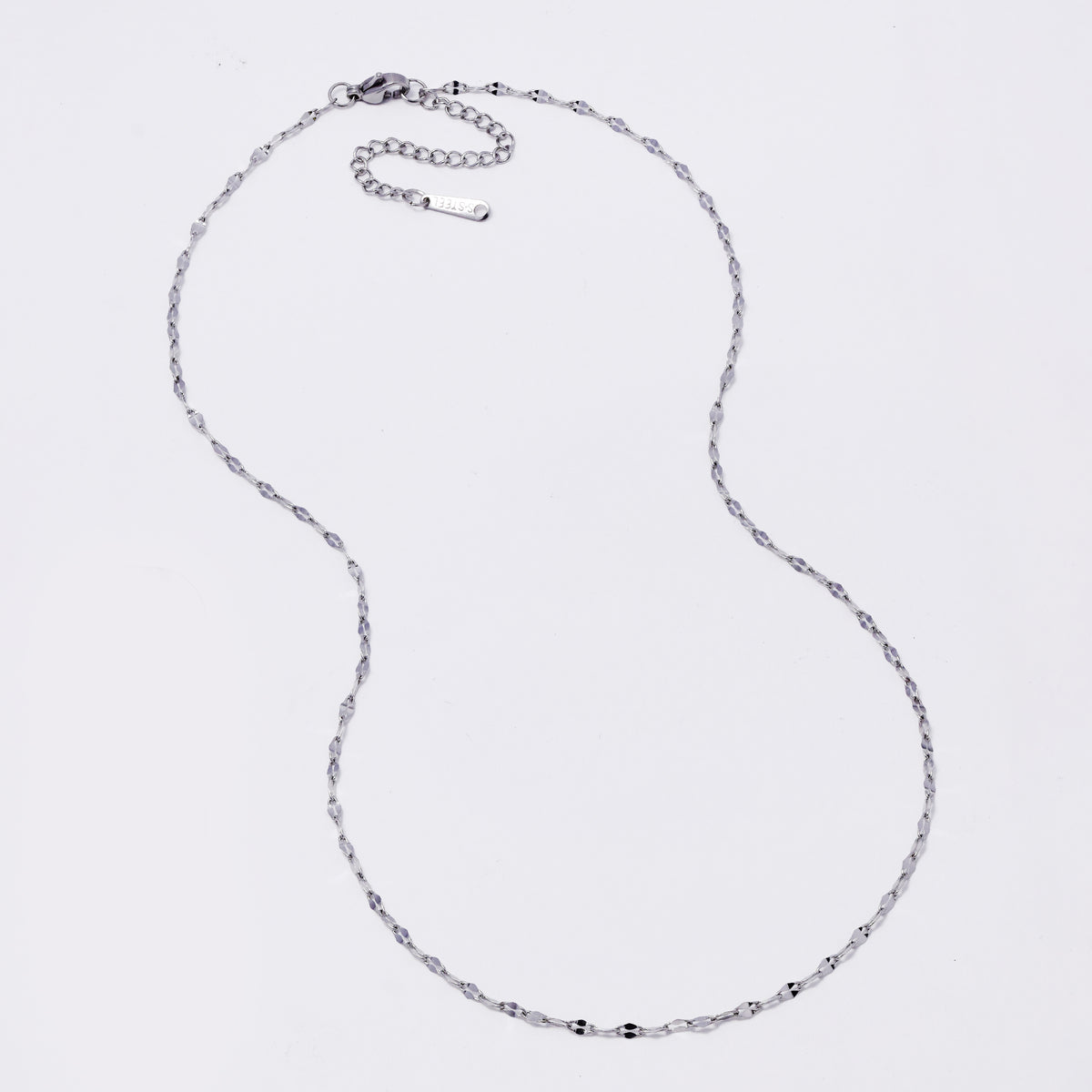 Stainless steel 3 pack 40+5cm sequin chain - SSYN5700